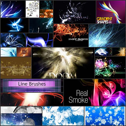 【Photoshop】綺麗でハイクオリティなブラシ50セット