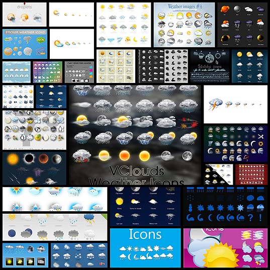 30+-Sets-of-High-Quality-Weather-Icons-for-Free