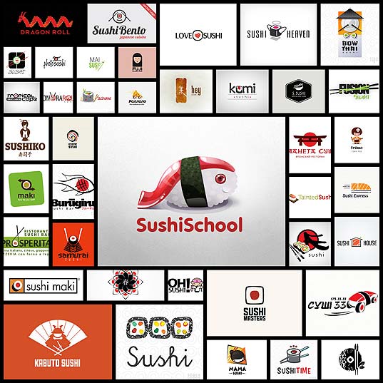 45-super-delicious-sushi-logos