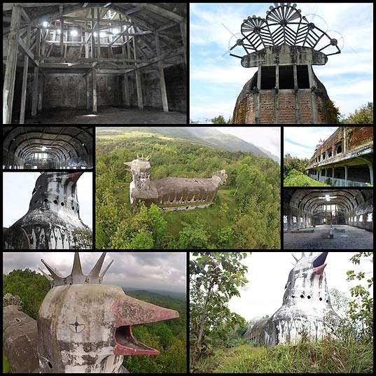 An-Abandoned-Indonesian-Church-Shaped-Like-a-Massive-Clucking-Chicken--Colossal
