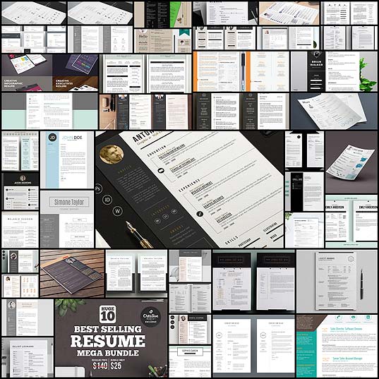 The-Best-CV-&-Resume-Templates-50-Examples--Design-Shack