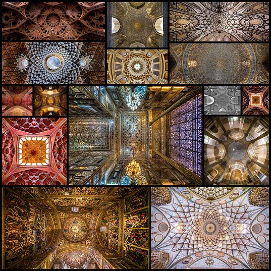 Camera-Pointed-Upwards-Captures-the-Mesmerizing-Ceilings-of-Iran's-Ornate-Architecture---My-Modern-Met