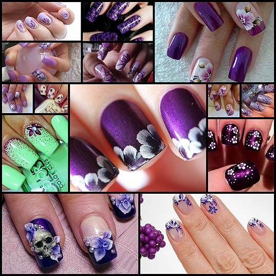 14-Pretty-Purple-Flower-Nail-Art-Designs