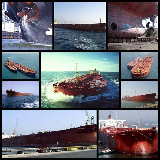 オイルタンカーは、世界で最大の船«ネイビスノック»