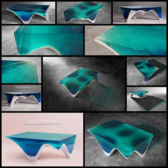 Elegant-Marble-and-Acrylic-Glass-Table-Mimics-the-Layered-Depth-of-the-Ocean-Floor---My-Modern-Met