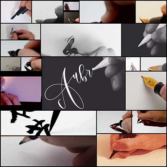 30 Beautiful Calligraphy GIFs You Can't Stop Watching