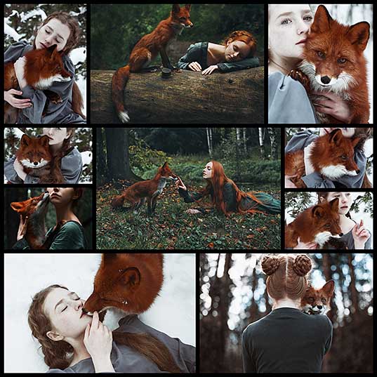 dreamy-portraits-of-redheads-paired-with-a-fiery-fox-my-modern-met