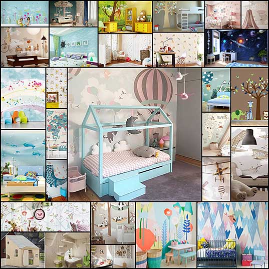 27-cute-kids-room-wallpaper-ideas-design-swan