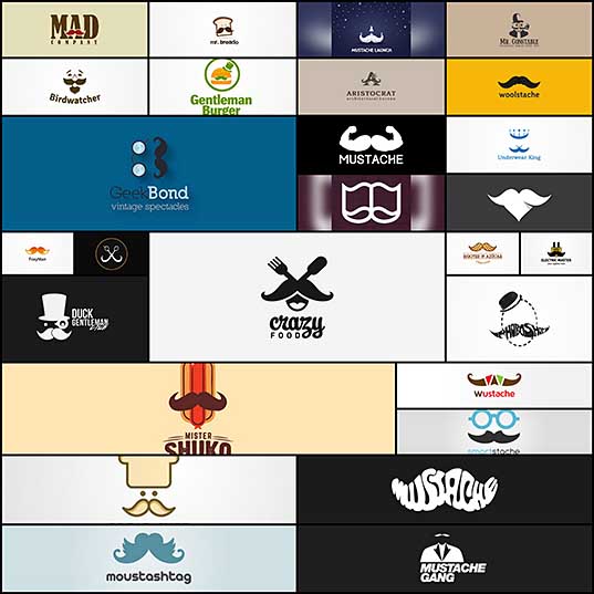 30 Mustache Logo For Creative Inspiration Naldz Graphics