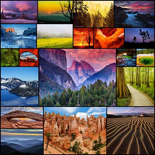 National Park Photography Celebrates Rainbow-Colored USA Lands