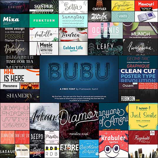 50 Latest Really High Quality Free Fonts for Designers InstantShift