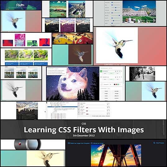 20 CSS Image Filters and Tools