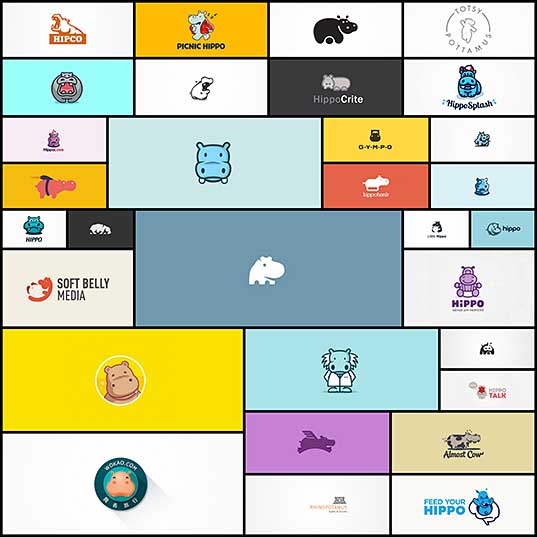 30+ Cute Examples Of Hippo Logo Designs Naldz Graphics
