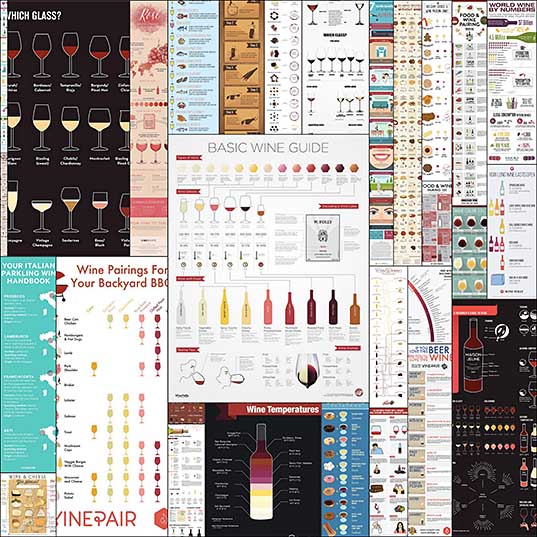 30 Interesting Infographics for Wine Lovers - Hongkiat
