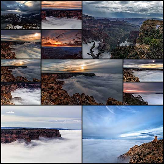 There was a Full Cloud Inversion at the Grand Canyon and this Guy Got an Unreal Timelapse of It «TwistedSifter
