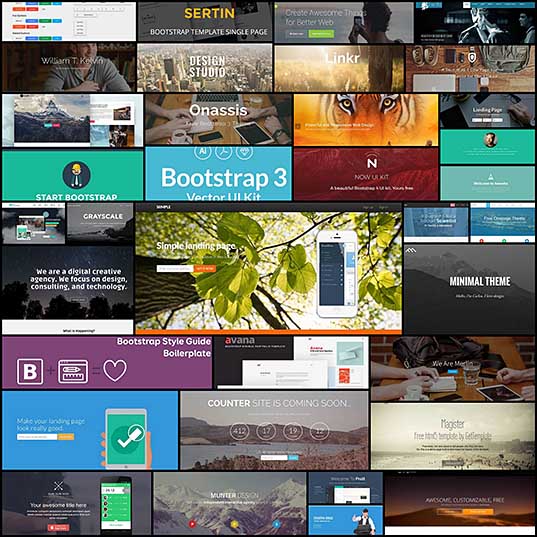 35 Fully-Featured Free Bootstrap Framework Templates WebSurf Media