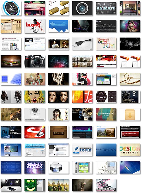 ■photoshopのチュートリアルやテクニックをまとめたエントリー