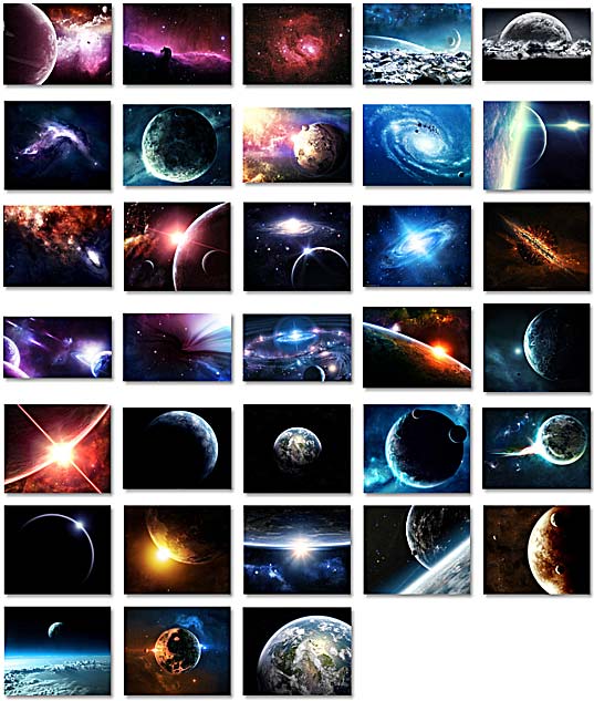 綺麗な星空 宇宙 惑星などが簡単に描けるphotoshopブラシ38セット いぬらぼ