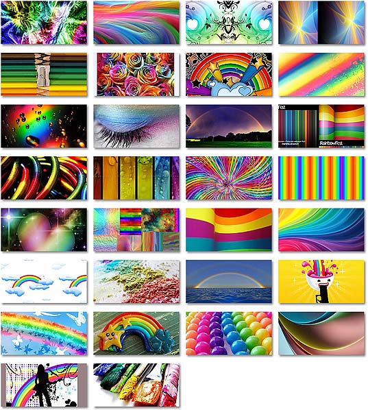 鮮やかな虹色の背景画像30枚 いぬらぼ