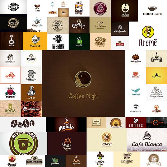 ロゴデザイン 香り漂うカフェ コーヒーのロゴデザイン60 いぬらぼ
