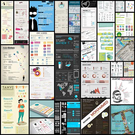 30-examples-creative-graphic-design-resumes-infographics