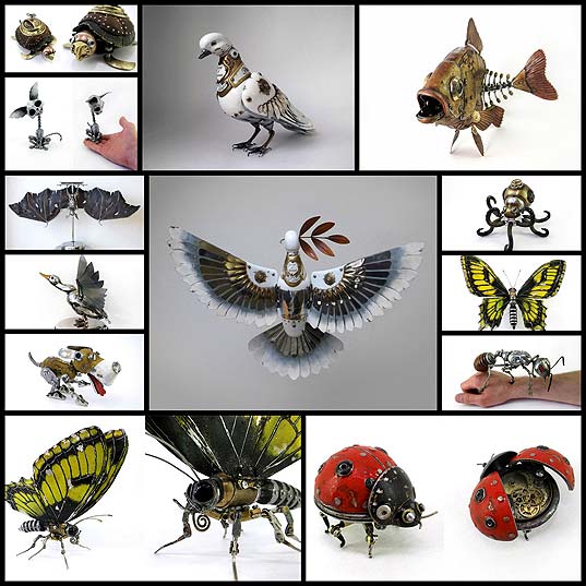 russian-artist-forms-steampunk-animals-using-old-car-parts-watches-electronics13