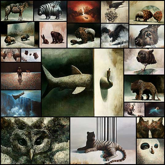 Samuli Heimonenによるシュールな動物のイラストアート 25枚 いぬらぼ