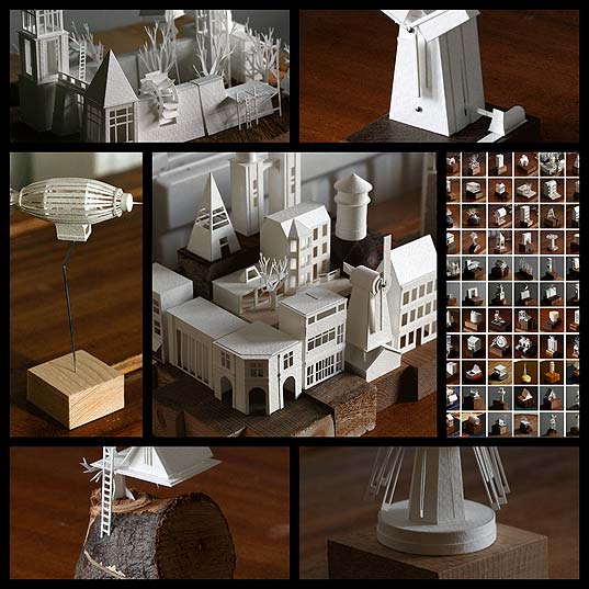 Artist-Charles-Young-Completes-Work-on-Daily-Paper-Model-Project-After-Designing-365-Structures--Colossal