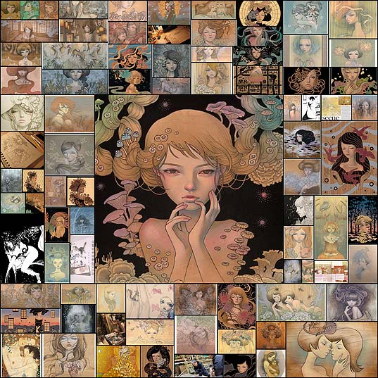 オードリー カワサキによるシュールで幻想的なイラスト アート 80枚 いぬらぼ