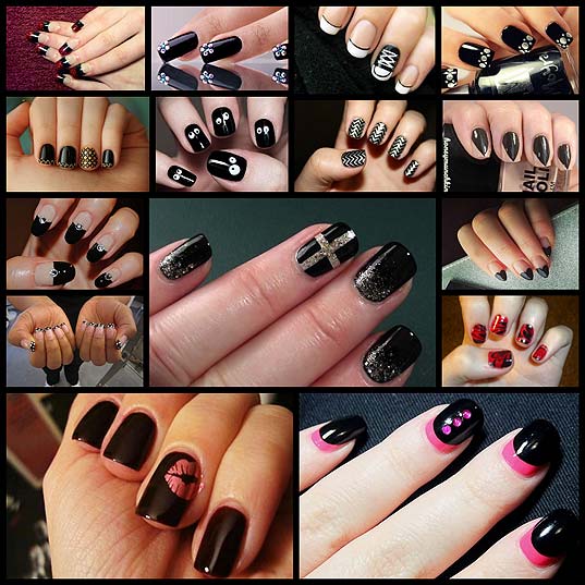 16-Beautiful-Black-Nail-Art-Designs