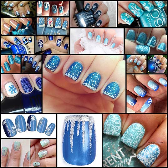 21-Beautiful-Blue-Winter-Nails-to-Try