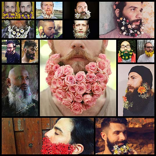 Guys-Are-Decorating-Their-Beards-with-Flowers-to-Celebrate-Spring's-Arrival---My-Modern-Met