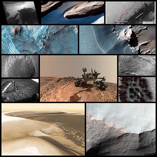 火星の12面白い写真、最も謎の惑星の1