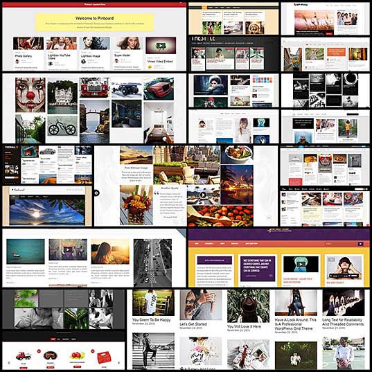 20 Pinterest-Style WordPress Themes