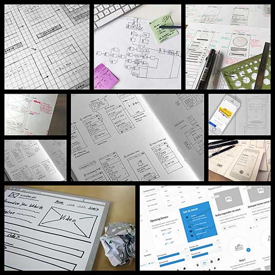 15 Beautiful Examples of Mobile App Wireframe Sketching