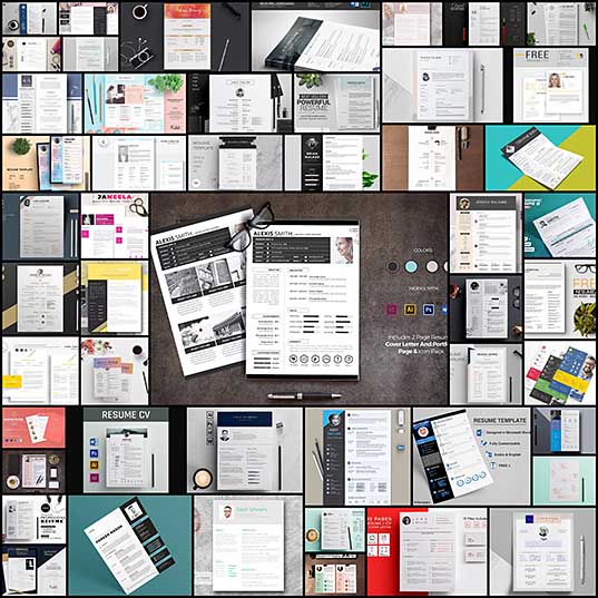 50 Best Resume Templates For Word That Look Like Photoshop Designs