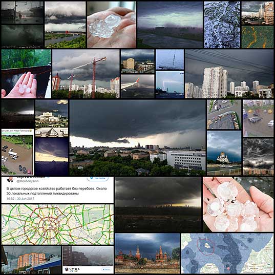 На Москву обрушился сильнейший шторм (32 фото + 5 видео) » Триникси