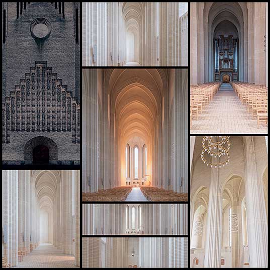 シンプルで壮大 幻想的な デンマークのグルントヴィーク教会 8枚 いぬらぼ