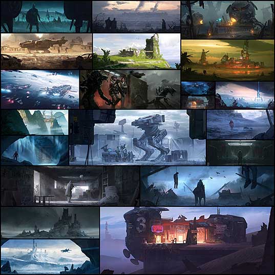 Миры прошлого и будущего в картинах главного художника Ubisoft