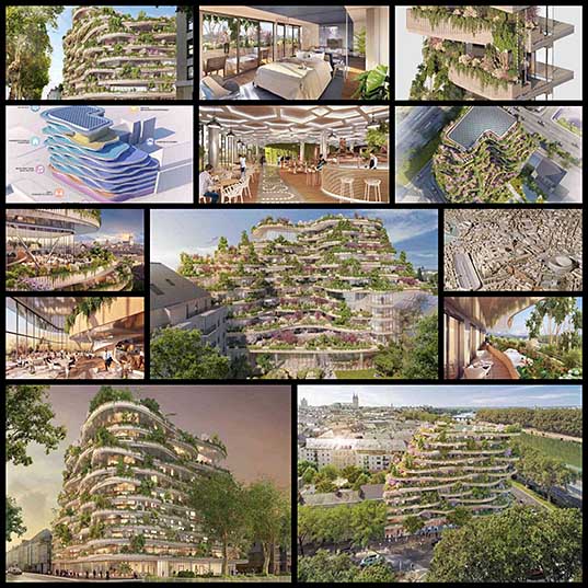 Stunning Vertical Forest Concept by Vincent Callebaut for Anders, France
