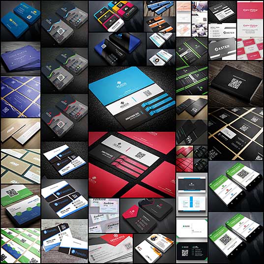 25 Modern & Elegant Business Card Templates Design Graphics Design Design Blog