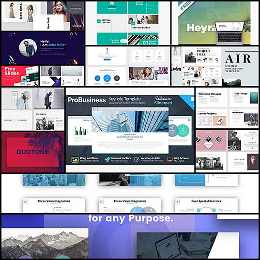 15 Free Keynote Templates for Creatives