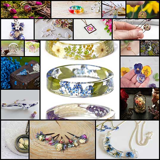 Jewelry Made From Flowers