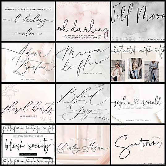 12 Stunning Handwriting Fonts To Spice Up Your Projects FOTW#5 - Web Design Ledger