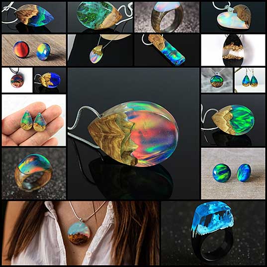 19 Resin and Opal Jewelry Captures the Beauty of the Natural World
