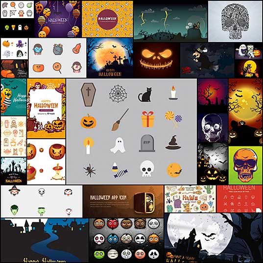 30+ Free Halloween Icon Packs and Vectors 2018 - Hongkiat