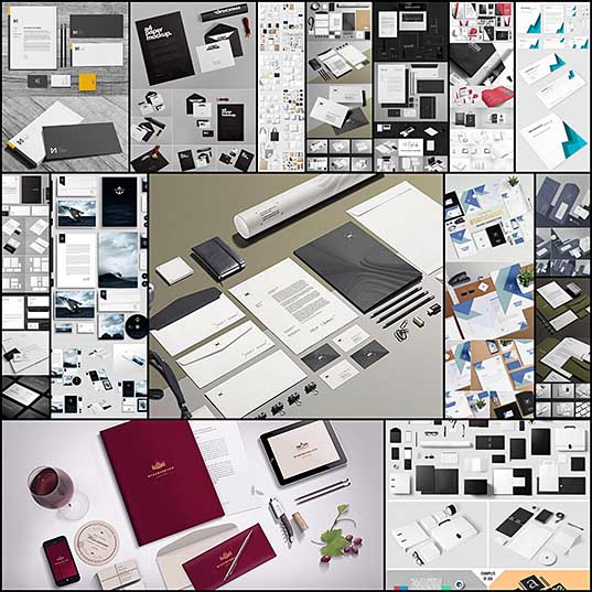 Creative Business Stationery PSD Mockups For Designers Graphics Design Design Blog