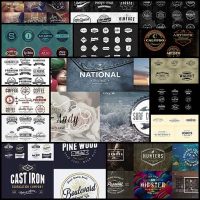 15-Free-Vintage-Logo-Template-Collections-(120-Logos)