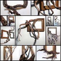 Salvaged-Tree-Branches-Seamlessly-Emerge-from-Antique-Picture-Frames---My-Modern-Met