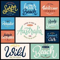 Freebie 10 High Quality Summer Letterings